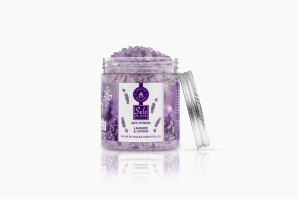 Sel de bain lavande