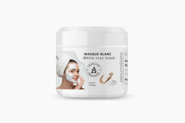 Masque Blanc avec Eau de Rose – Image 2