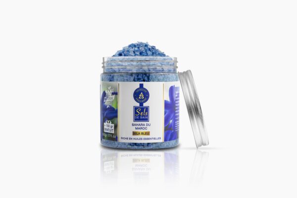 Sel de bain Nila bleu